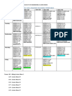 June - July 2021 Master Teaching Timetable: Day/Time 0800-1000 1000-1200 1300-1500 1500-1700 Monday