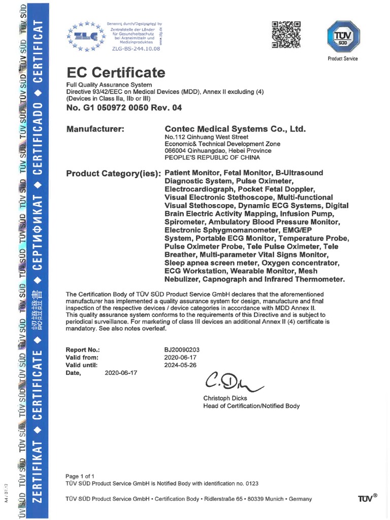 Ce Certificate PDF