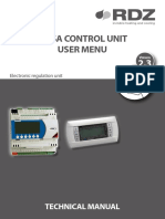 Wi-Sa Control Unit User Menu: Technical Manual