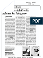 La donna che a Saint Moritz preferisce San Patrignano, Il Giornale, 29.05.2011