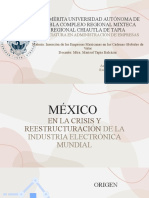 México en la crisis y reestructuración de la industria electrónica mundial