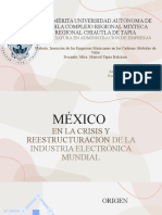 México en La Crisis y Reestructuración de La Industria Electrónica Mundial