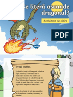 Ce litera ascunde dragonul - Prezentare PowerPoint