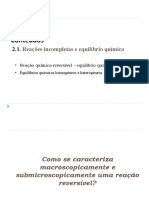 05Q - Reações Incompletas e Equilíbrio Químico