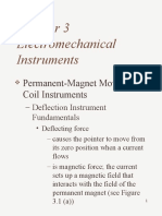 Electromechanical Instruments: Permanent-Magnet Moving-Coil Instruments