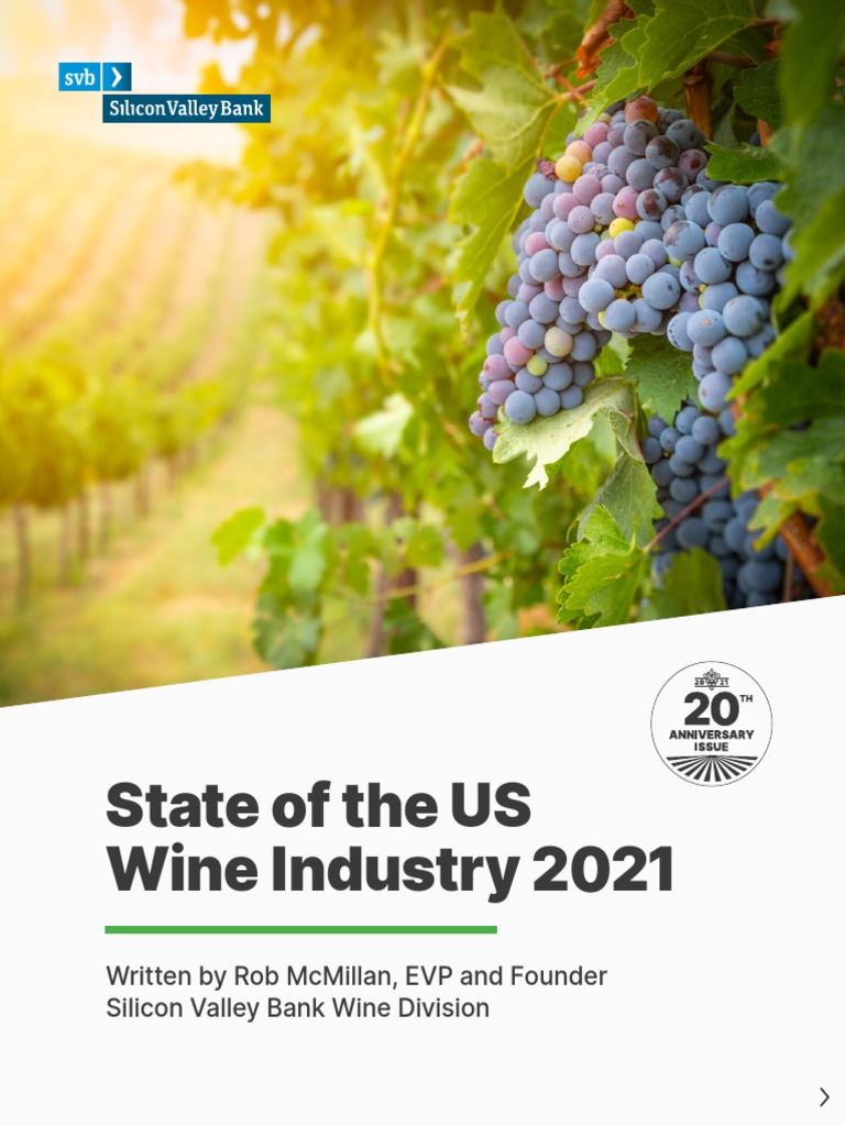 SVB State of The Us Wine Report 2021 PDF Wine Napa Valley Ava