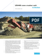 US440i Cone Crusher Unit: in Action