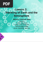 Lesson 2 - Warming of Earth and The Atmosphere