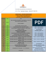 Cronograma – Conteúdo Programático Ttpg