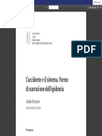 Vue de L’accidente e il sistema. Forme di narrazione dell’epidemia