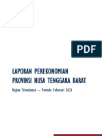 Laporan Perekonomian Provinsi NTB Februari 2021