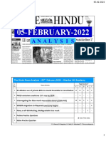 05-FEBRUARY-2022: The Hindu News Analysis - 05 February 2022 - Shankar IAS Academy