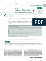 La Influencia de La Nutricion en La Industria Alimentaria