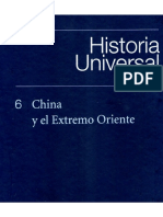 Historia Universal Tomo 6 China y Extremo Oriente