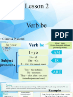 Lesson 02 - Verb Be Forms and QWords