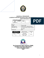 Manual Prosedur Laboratorium Kesehatan Lingkungan FKM Universitas Diponegoro