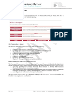 Conceptual Framework Lecture Notes: The Framework at A Glance