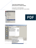 Pasos para cambiar version educativa del archivo autocad