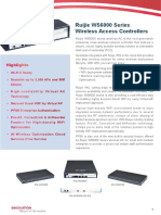 Ruijie Wireless Access Controller Series Datasheet 2020.10.5