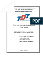 VNGCL Food and Beverage Pub Business Model Final Report