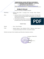 Surat Tugas Pengawas UM 2022