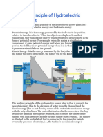 Working Principle of Hydro Power Plants