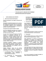 Formato para Perfil de Proyectos