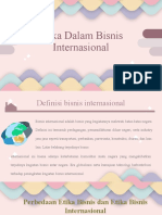 Etika Dalam Bisnis Internasional