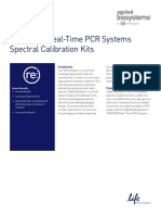 7300 and 7500 RT PCR Spectral Calibration Kit - Green Fact Sheet