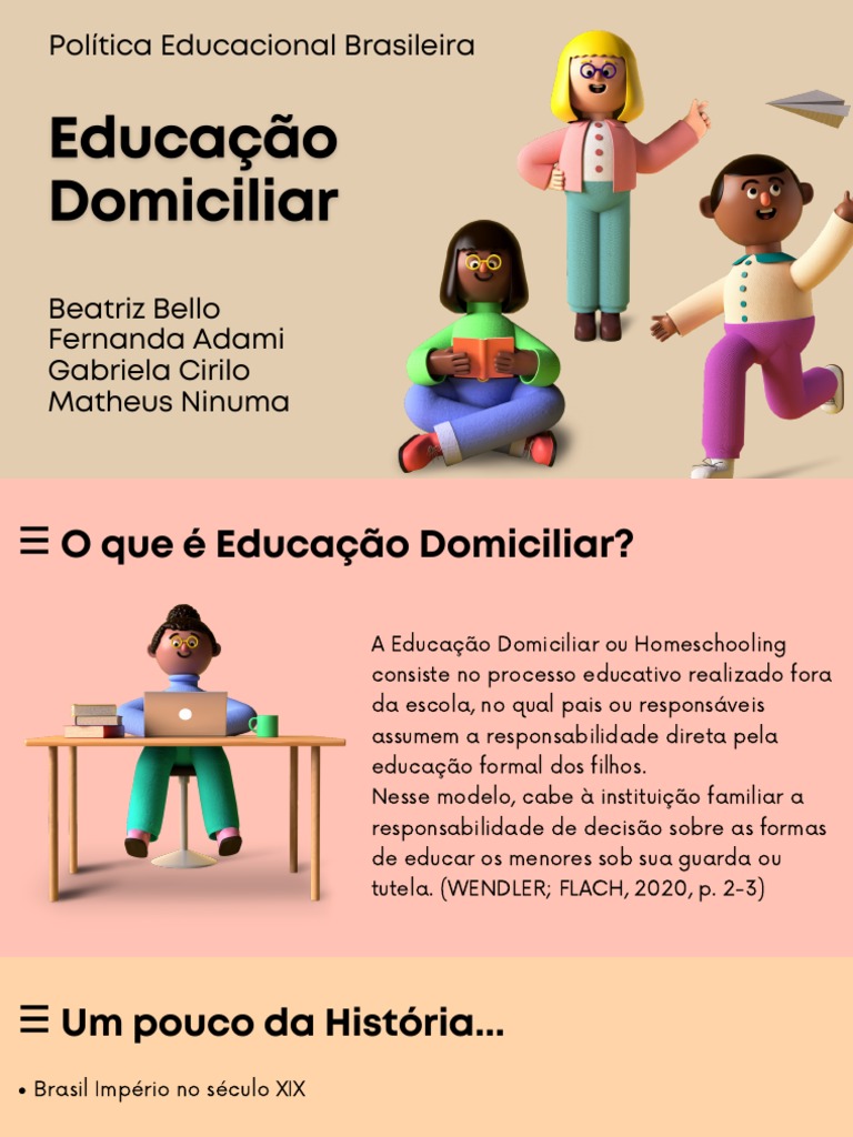 Educação Domiciliar | PDF | Educação domiciliar | Brasil