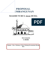 Proposal Pembangunan Kuba Masjid Moteng