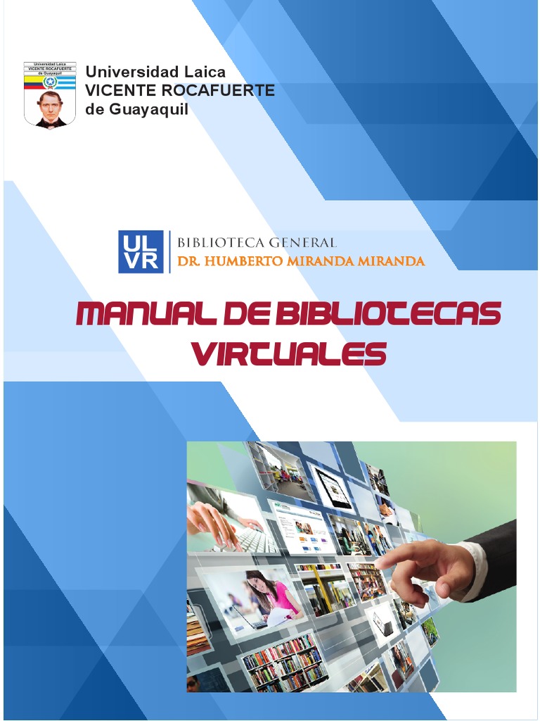 Manual de Biblioteca Virtual ULVR | PDF | Internet | Bases de datos
