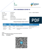 Kartu Vaksinasi - Vaksinasi COVID-19 - Q-000R1UA4 - SUNARDI