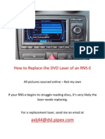 How To Replace The DVD Laser of An RNS-e