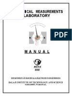 Electrical Measurements Lab Manual 4 - 1