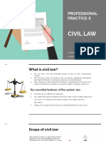 Civil Law: Professional Practice-Ii