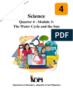 Science: Quarter 4 - Module 3: The Water Cycle and The Sun