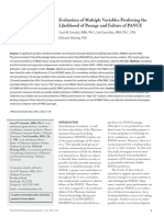 Evaluation of Multiple Variables Predict