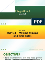 (M5S3-POWERPOINT) Maxima-Minima and Time Rates
