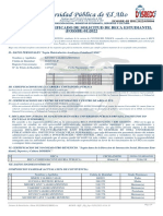 Universidad Pública de El Alto: Formulario Simplificado de Solicitud de Beca Estudiantil (FOSSBE-01) 2022