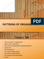 TM 10 - Patterns of Organization
