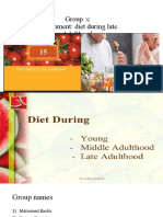Group:c Assignment: Diet During Late Adulthood