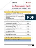 Tally Prime Assignment 3 With Trail Balance