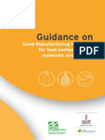 Guidance on Good Manufacturing Practices for Food Contact Plastics