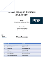 Introduction To Business Ethics