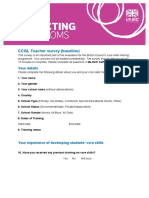 3 CCGL Non UK Teacher Survey Baseline