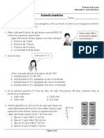 Matemáticas 6to - Matemáticas - Diagnóstico 1