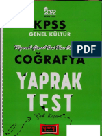 Coğrafya Yaprak Testleri̇