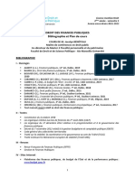Bibliographie Et Plan Droit Des Finances Publiques 2021-2022-2