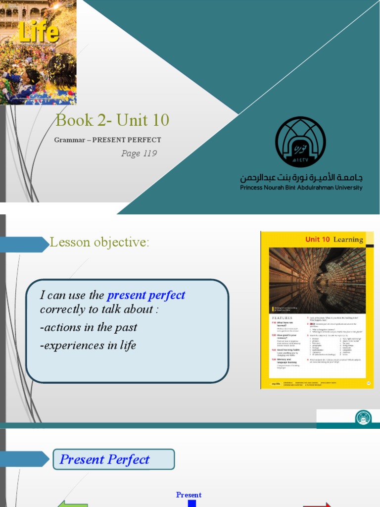 Present Perfect Grammar Guide | PDF | Perfect (Grammar) | Verb